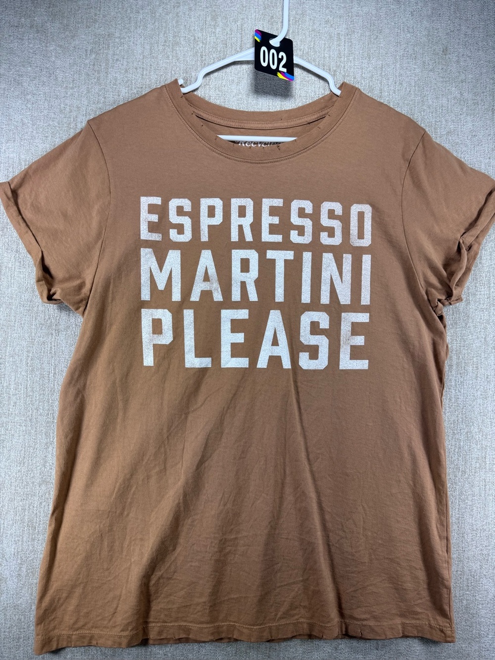 Recycled Karma Brown Tee Espresso Martini Please M